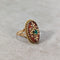 Bague Bague en or jaune et calcédoine 58 Facettes 19780