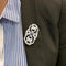 Broche Broche Art Déco en platine, or blanc, saphir et diamants. 58 Facettes 31225