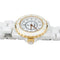 Montre Montre Chanel J12, céramique blanche, or rose et diamants. 58 Facettes 31738
