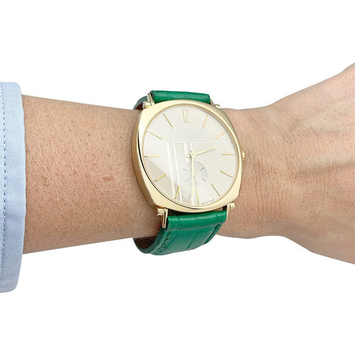 Montre Montre Chaumet, "Dandy" en or jaune sur cuir. 58 Facettes 32006