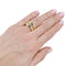 Bague 48 Bagues Chaumet ,"Carrosse", or jaune, saphirs de couleurs. 58 Facettes 33283