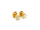 Boucles d'oreilles Boucles d'oreilles Puces Or jaune Diamant 58 Facettes 06429CD