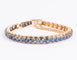 Bracelet Bracelet en or rose Napoléon III orné de saphirs 58 Facettes 0