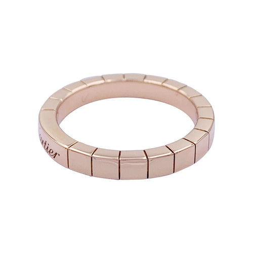 Bague 55 Bague Cartier, "Lanière", or rose. 58 Facettes 32317