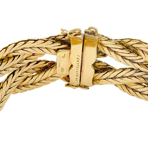 Bracelet Bracelet Buccellati, tresses en or jaune. 58 Facettes 31639