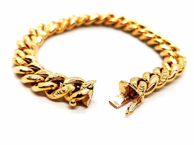 Bracelet Bracelet Maille gourmette Or jaune 58 Facettes 1751325CN