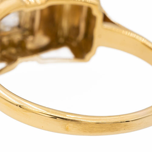 Bague 52 Bague Tank Or jaune Diamant 58 Facettes 2360827CN