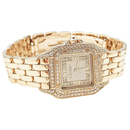 Montre Montre Cartier, "Panthère", en or jaune et diamants. 58 Facettes 30439