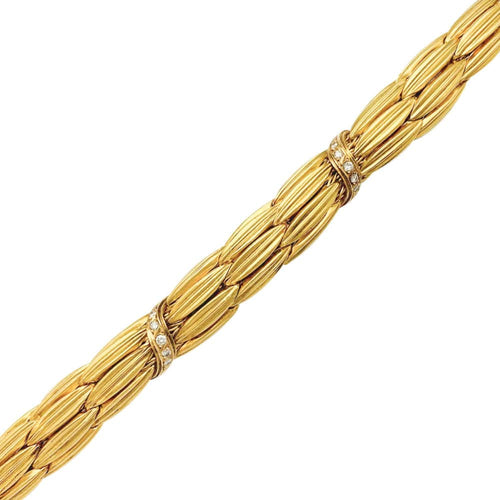 Collier Collier Lalaounis "Epis" en or jaune et diamants. 58 Facettes 31909