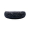 Bague 54 Bague jonc or blanc, diamants noirs. 58 Facettes 33052