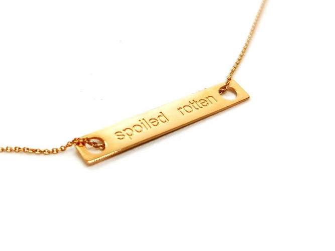 Collier Ginette NY Collier Baguette Or rose 58 Facettes 1964552CN