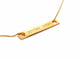 Collier Ginette NY Collier Baguette Or rose 58 Facettes 1964552CN