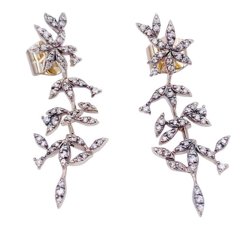 Boucles d'oreilles Boucles d'oreilles H.Stern, "Nature", or, diamants. 58 Facettes 32999