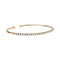 Bracelet Bracelet jonc diamants or rose. 58 Facettes 31704