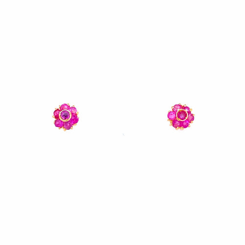 Boucles d'oreilles Boucles d’oreilles Rubis 58 Facettes