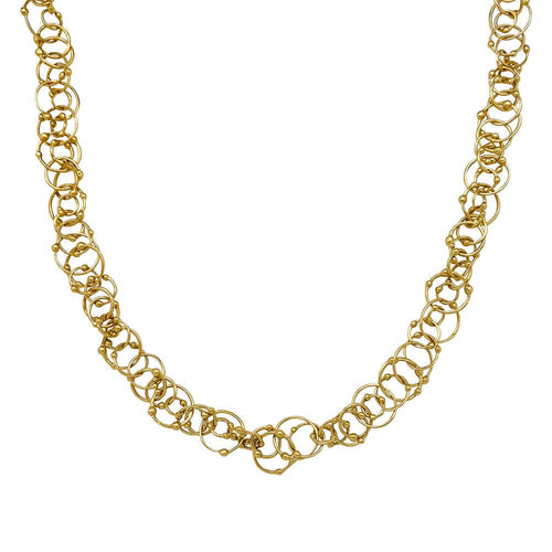 Collier Sautoir maille jaseron or jaune. 58 Facettes 31286
