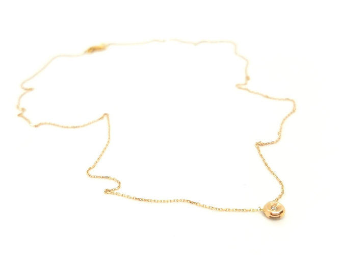 Collier Collier Or rose Diamant 58 Facettes 579063RV