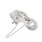 Clip Clip J.Lacloche, "Volutes", platine, or blanc, diamants. 58 Facettes 32373
