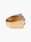 Bague Bague " Tank " Or Rose et Platine 58 Facettes