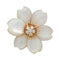 Broche Broche Van Cleef & Arpels " Rose de Noël" en or jaune, diamants et nacre. 58 Facettes 31835