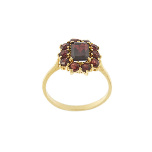 Bague 56 Bague avec grenats 58 Facettes 31160