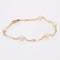 Bracelet Bracelet or jaune et perles de culture 58 Facettes CVBR27