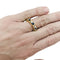 Bague 52 Bague Tiffany&Co. "Sixteen Stones", or jaune, platine, diamants et saphirs. 58 Facettes 30738