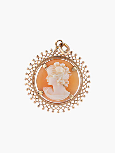 Pendentif Pendentif or jaune camée 58 Facettes 1074