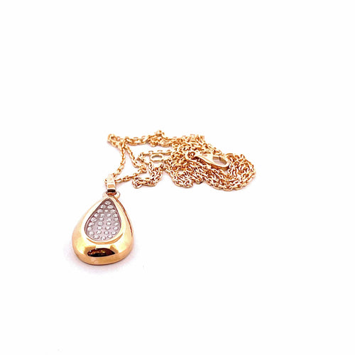 Collier Chaîne + pendentif diamants 58 Facettes