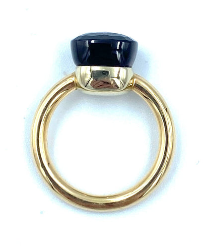 Bague 53 POMELLATO.  Collection Nudo, bague 2 ors et grenat 58 Facettes