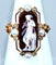 Bague 51 Bague camée sur agate perles fines diamants 58 Facettes AB263