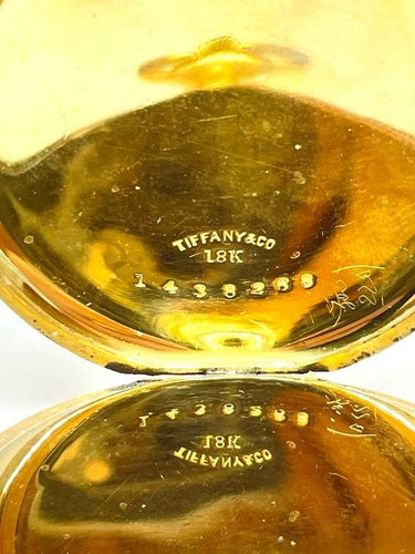 Montre Montre de poche mécanique or jaune signée Cartier/Tiffany and co 58 Facettes