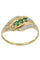 Bague 53 BAGUE MODERNE ÉMERAUDES 58 Facettes 052241