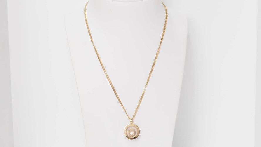 Collier Chopard - collier Happy spirit en or jaune, diamant 58 Facettes 31980