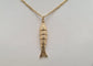 Collier Collier pendentif poisson en Or jaune 58 Facettes