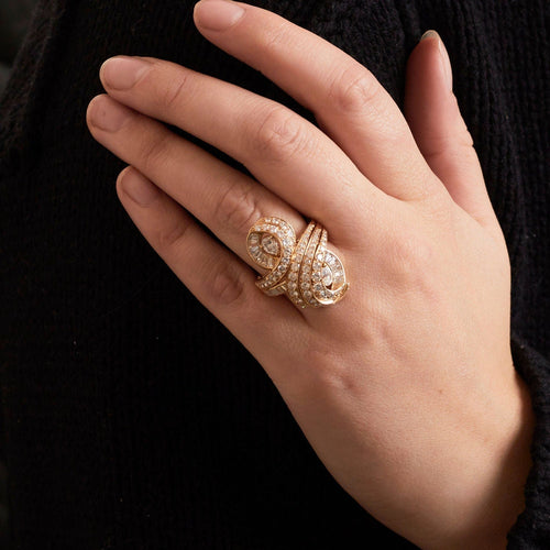 Bague 53 Bague de phalange Diamants 58 Facettes