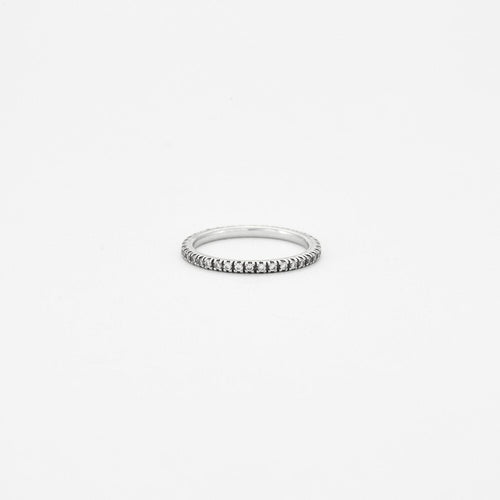 Bague 53 2 Alliances Tour complet or blanc 58 Facettes 230425
