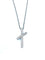 Pendentif PIAGET - Pendentif Croix or blanc diamants 58 Facettes