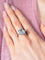 Bague Bague Art Déco Platine Diamants 58 Facettes