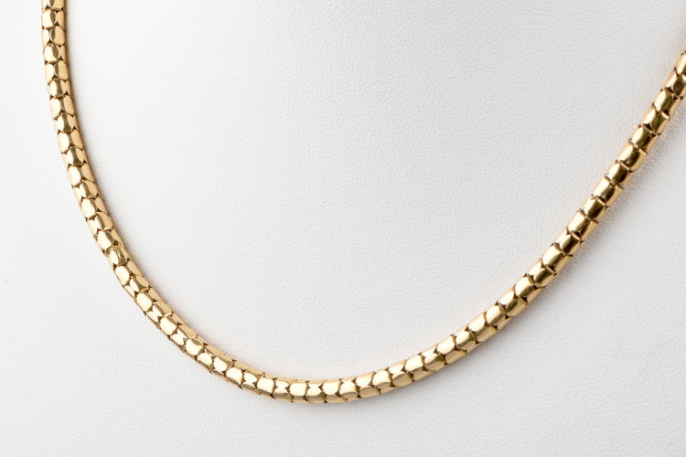 Collier Collier maille serpent en or massif 58 Facettes CLSERP111022-100