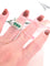 Bague 55 Bague Emeraudes, Diamants et Or 58 Facettes AA 1540