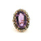 Bague Bague vintage améthyste diamants 58 Facettes 2547