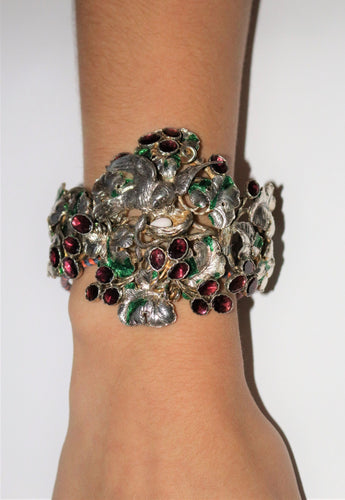Bracelet Bracelet en argent et vermeil "Oiseau défendant son nid" 58 Facettes 414.1