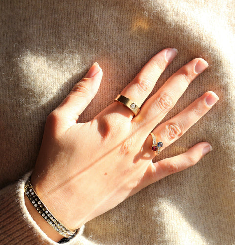 Bague 54 Bague Toi et Moi 58 Facettes 410