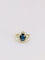 Bague 52 Bague marguerite Or jaune Saphir Diamants 58 Facettes J149