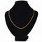 Collier Chaine maille gourmette limée or jaune 58 Facettes 15-244