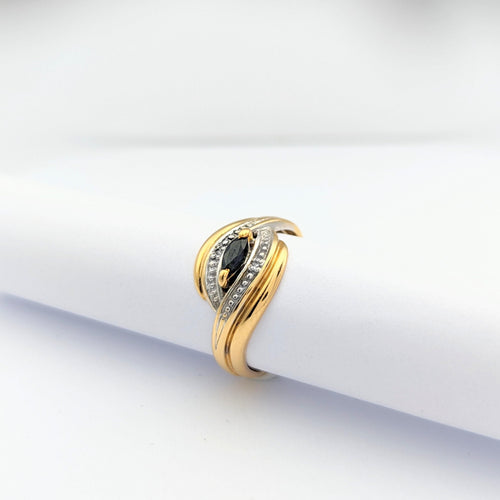 Bague Bague en or jaune et saphir 58 Facettes 20547