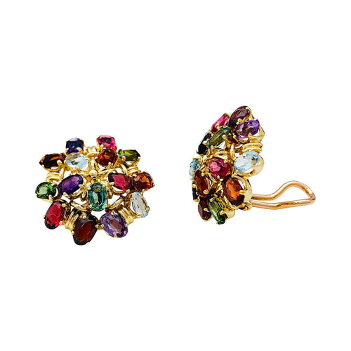 Boucles d'oreilles Boucles d'oreilles H.Stern en or jaune et pierres de couleur. 58 Facettes 30658