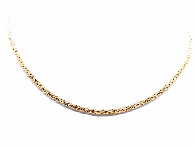 Collier Collier Or jaune 58 Facettes 1011041CD