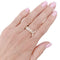 Bague 56 Alliance tour complet or jaune, diamants. 58 Facettes 32326